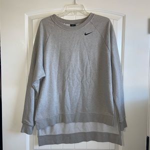 Grey Nike Pullover Sweater